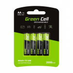 &bdquo;Green Cell GR02&ldquo; buitinė baterija, įkraunama AA nikelio-metalo hidrido (NiMH) baterija