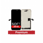 Ekranas skirtas iPhone 16 Pro Max juodas (SOFT OLED / Stable 120Hz / Premium) *Removable IC*