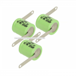 3 x 1/3AA tipo sagos formos baterijos, skirtos modeliavimo saulės lempoms ir kt. - 300 mAh 1,2 V NiMH