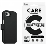 &bdquo;CARE by PanzerGlass Feature Tango 2in1&ldquo; piniginės dėklas, skirtas &bdquo;iPhone 16e&ldquo; &ndash; juodas