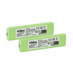 MP3 grotuvo 2x baterijos, pakeičiančios Aiwa MHB-901 - 1200 mAh 1.2 V NiMH