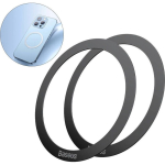 Baseus &bdquo;Halo MagSafe&ldquo; magnetinis žiedas, juodas, 2 vnt.