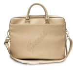 Guess PU &bdquo;Saffiano Vintage Scrip&ldquo; kompiuterio krep&scaron;ys, 15/16 colių, lengvas Gold
