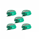 5x sagos formos baterijos, 1 tipo/V80H, 2 kontaktų, skirtos modeliams, saulės lempoms ir kt. - 80 mAh 1,2 V NiMH