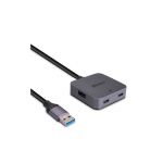LINDY 5m USB 3.0 &scaron;akotuvas, 4 prievadai, 2 USB C tipo ir 2 USB A tipo