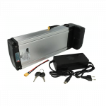 Akumuliatorius, skirtas &bdquo;E-Go Wondervelo&ldquo;, &bdquo;Hapex&ldquo;, &bdquo;City Line F1&ldquo; ir kt., sidabrinis, 36 V, ličio jonų, 10,4 Ah