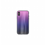 iLike Samsung Galaxy A70 Aurora stiklas, juodas ir rožinis