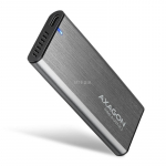 AXAGON EEM2-SG2 RAW BOX i&scaron;orinis korpusas M.2 SSD diskams USB-C 3.2 Gen 2 - sidabrinis