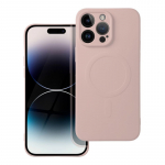 &bdquo;iPhone 14 PRO MAX&ldquo; silikoninis dėklas, suderinamas su &bdquo;MagSafe&ldquo;, rožinis