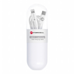 USB C laidas su &bdquo;Lightning&ldquo; jungtimi Forcell F-Energy PD 27W Tube 1 m C291 baltas