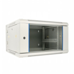 EXTRALINK 6U 600X600 AZH SIENINĖ RACKMOUNT SPINTELĖ, SUPAKUOJAMA, PILKA