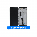 Ekranas skirtas Xiaomi Redmi 8 (Redmi 8A) su rėmeliu / Black / (Service Pack)