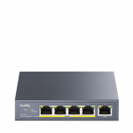&bdquo;Cudy GS1005P&ldquo; tinklo komutatorius Gigabit Ethernet (10 / 100 / 1000) Maitinimas per Ethernet (PoE) Pilkas