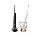 Philips Sonic toothbrush Sonicare DiamondClean 9000 2pcs. Black White