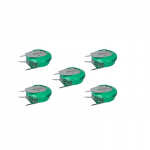 5x sagos formos baterijos, V80H tipo, 3 kontaktų, skirtos modeliams, saulės lempoms ir kt. - 80 mAh 1,2 V NiMH