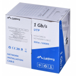 LANBERG UTP kabelis 1GB / S 305M CCA juodas