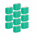 10 vnt. sagos formos baterijų, 3 tipo / V150H, skirtų modeliavimo saulės lempoms ir kt. - 150 mAh 3,6 V NiMH