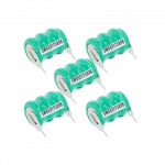 copy of 5x sagos formos baterijos, V40H tipo, 2 kontaktų, skirtos modeliams, saulės lempoms ir kt. - 40 mAh 4,8 V NiMH
