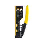 Kompakti&scaron;kas įrankis RJ45 (EZ-RJ45 tipo) ki&scaron;tukų, skirtų CAT7, CAT6, CAT5E kabeliams, užspaudimui
