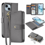 Dux Ducis Lawa odinis dėklas, skirtas iPhone 15 &ndash; pilkas