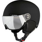 Slidinėjimo &scaron;almas Alpina Arber Visor Q Lite black matte (A9228430) 54-58