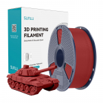 3D Spausdinimo Filamentas - Sunlu PLA+ Didelio Greičio 1,75 mm Filamentas Su Matmenų Tikslumu Raudonas
