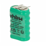 Mygtukinė baterija, 6 tipo / V150H (6 elementai) su 3 kontaktais NI-MH 7,2 V 150 mAh