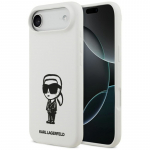 Karl Lagerfeld Apple KARL LAGERFELD dėklas, skirtas IPHONE 17 Air, suderinamas su MagSafe KLHMP17MSKIGROH (silikoninis W