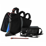 Akumuliatorius + įkroviklis ir trikampis krep&scaron;ys el. dviračiui, ličio jonų, 48 V, 15000 mAh