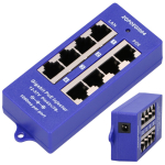 Extralink Gigabit PoE purk&scaron;tukas 4-Port, 4x 1000Mb / s RJ45