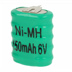 Sagos formos baterija, 5 tipo / V150H (5 elementai) su 3 kontaktais NI-MH 6V 150mAh