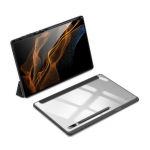 &bdquo;Dux Ducis Toby Armored Flip Smart Case Galaxy Tab S8 Ultra&ldquo; su ra&scaron;iklio laikikliu, juodas