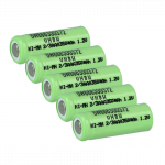 &bdquo;Raw Battery Cells H4002&ldquo; (5 vnt.) įkraunamoms baterijoms - 350mAh 1,2V NiMH