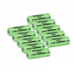&bdquo;Raw Battery Cells H4002&ldquo; (10 vnt.) įkraunamoms baterijoms - 350mAh 1,2V NiMH