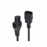 Maitinimo Kabelis - Lindy 5m C14 į C15 Kar&scaron;to Būvio 10A / 250V Juodas