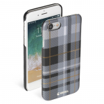 Krusell Limited dėklas Apple iPhone 8 / 7, tamsiai pilkas, languotas