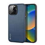 Dux Ducis Fino dėklo dangtelis iPhone 14 Pro Max mėlynas nailonas