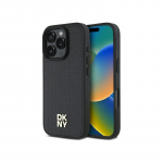 DKNY kartotinių ra&scaron;tų krūvos logotipas MagSafe iPhone 16 Pro dėklas &ndash; juodas