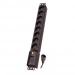 Maitinimo Blokas - LESTAR LZRM 810 BW G-A K.:CZ 3M PDU 8x UTE 10A Black