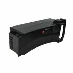 EXTENSILO akumuliatorius, skirtas &bdquo;Panasonic Raleigh&ldquo; serijai, juodas, ličio jonų, 36 V, 17 Ah