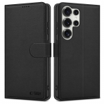 Tech-Protect piniginės dėklas, skirtas Samsung Galaxy S25 Ultra &ndash; juodas