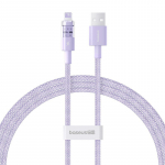 &bdquo;Baseus Gem&ldquo; USB į IP 2.4A greito įkrovimo laidas, 1 m, violetinis