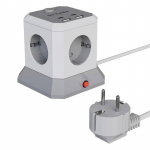 BlitzWolf BW-EC1 4xAC 2xUSB-A 2xUSB-C ilgintuvas
