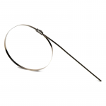 Nerūdijančio plieno metaliniai kabelių rai&scaron;čiai 7,9x600 mm 100 vnt. AMIO-04327