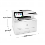 Daugiafunkcis Spausdintuvas - HP LaserJet Enterprise M430f 100K Darbo Ciklas, Duplex, Spalvotas Jutiklinis Ekranas