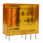 Relė 2 grupė 40 serijos Finder 405280240000 (24V AC, 8A / 250VAC)