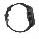 I&scaron;manusis Laikrodis - Garmin Fenix 8 1.3" Jutiklinis Ekranas GPS 260x260 Titano, Juoda