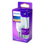 Lemputė Philips LED, B38, E14, 7W, 2700K, matinė