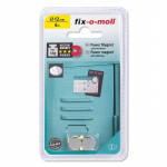 Magnetai - lipnieji diskai Fix-O-Moll, 12 mm, 6 vnt.
