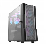 &bdquo;Darkflash DK431 Mesh&ldquo; kompiuterio korpusas (juodas) + 4 ARGB ventiliatoriai